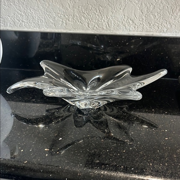 Vintage Crystal Decorative Dish Modern Design - Picture 5 of 10